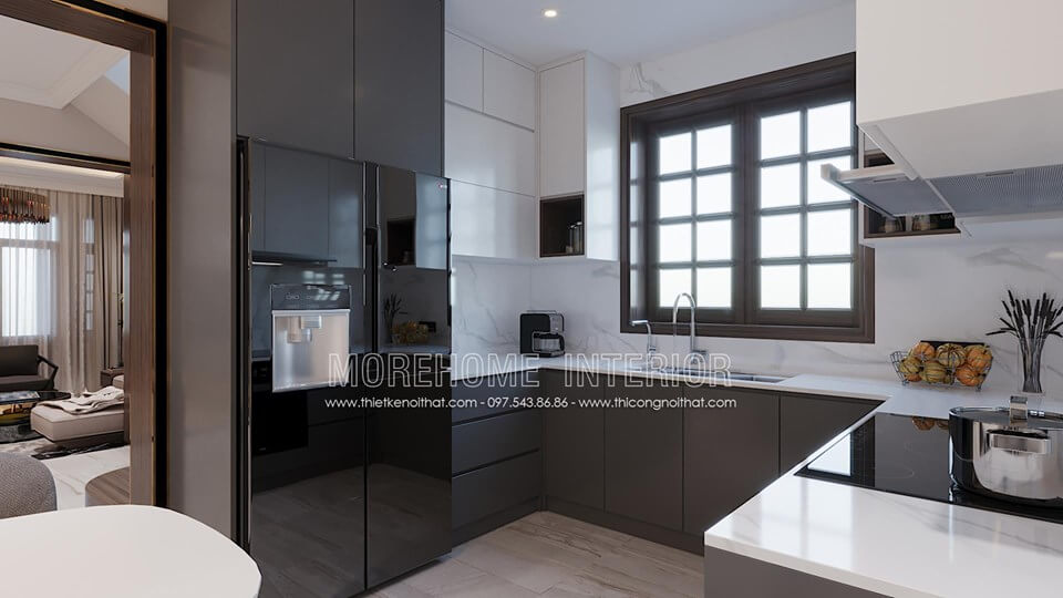 Trang trí nội thất phòng bếp nhỏ với các thiết bị bếp hiện đại Thiết kế phòng bếp đẹp