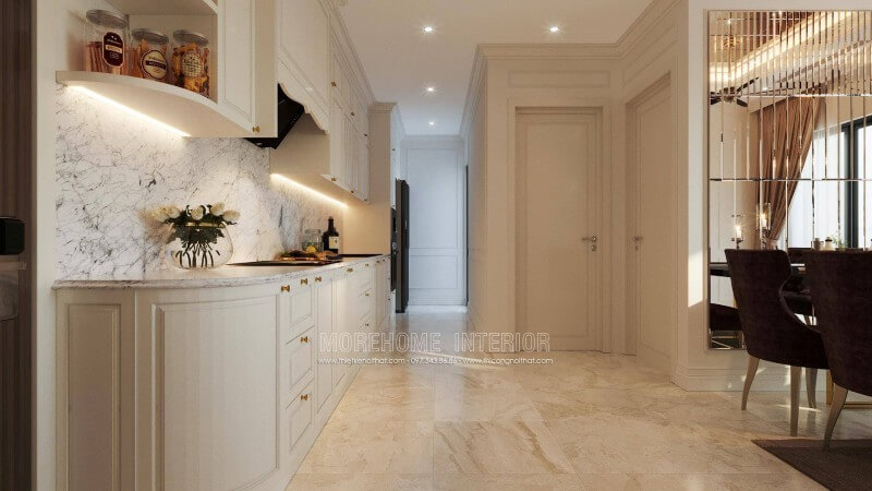 Mẫu tủ bếp gỗ tự nhiên được nhiều khách hàng yêu thích và lựa chọn Tủ bếp hiện đại, tủ bếp chữ u, tủ bếp chữ i, tủ bếp chữ l