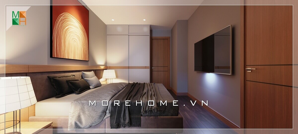 Chiêm ngưỡng mẫu thiết kế nội thất phòng ngủ chung cư giản đơn, đẹp và sang trọng. Mẫu thiết kế nội thất chung cư đẹp